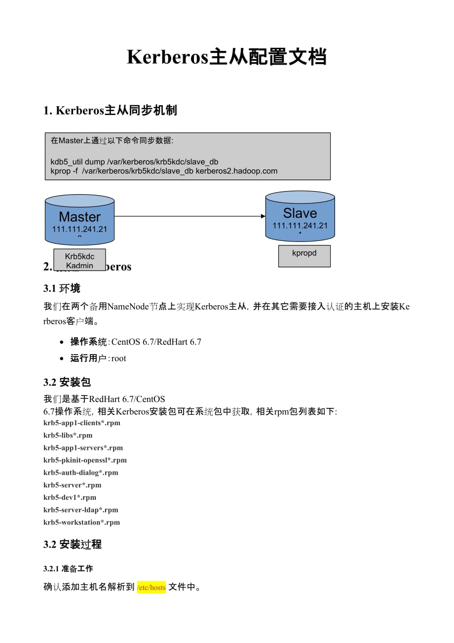 Kerberos主从配置_第1页