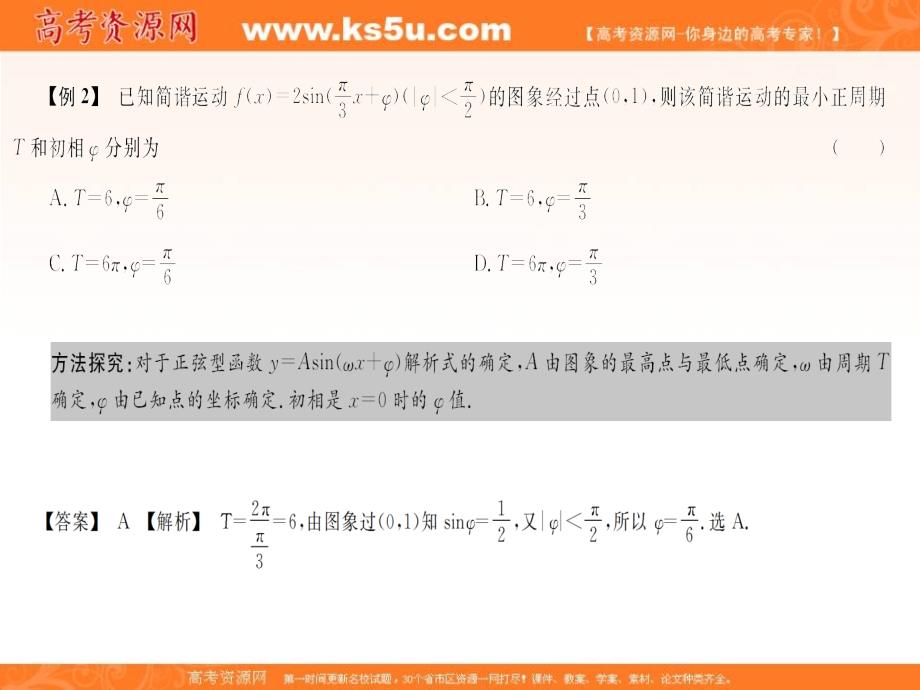 高考数学复习配套课件：2.4 三角函数的图象_第3页