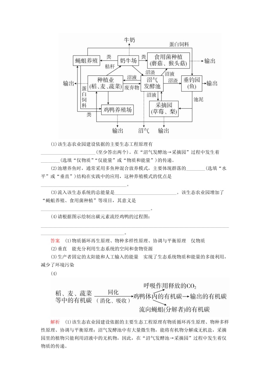 高考生物一轮复习第十单元第38讲生态工程课时作业（含解析）（选修3）_第2页