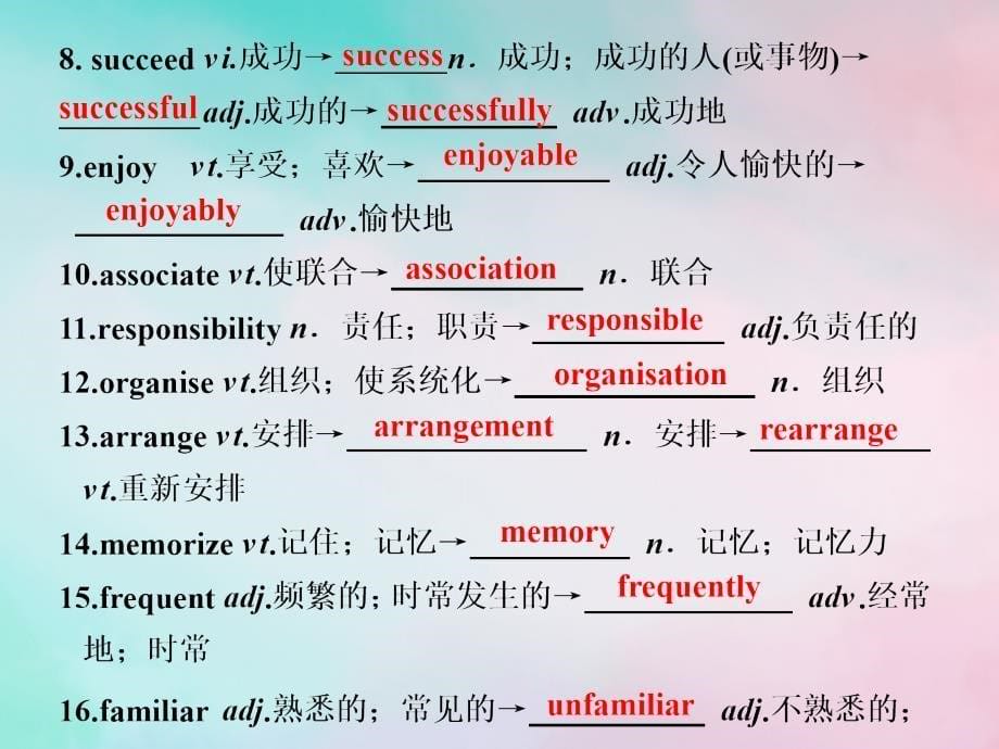 高考英语一轮复习Unit1LearningStrategiesandHabits课件重庆大学版必修1_第5页