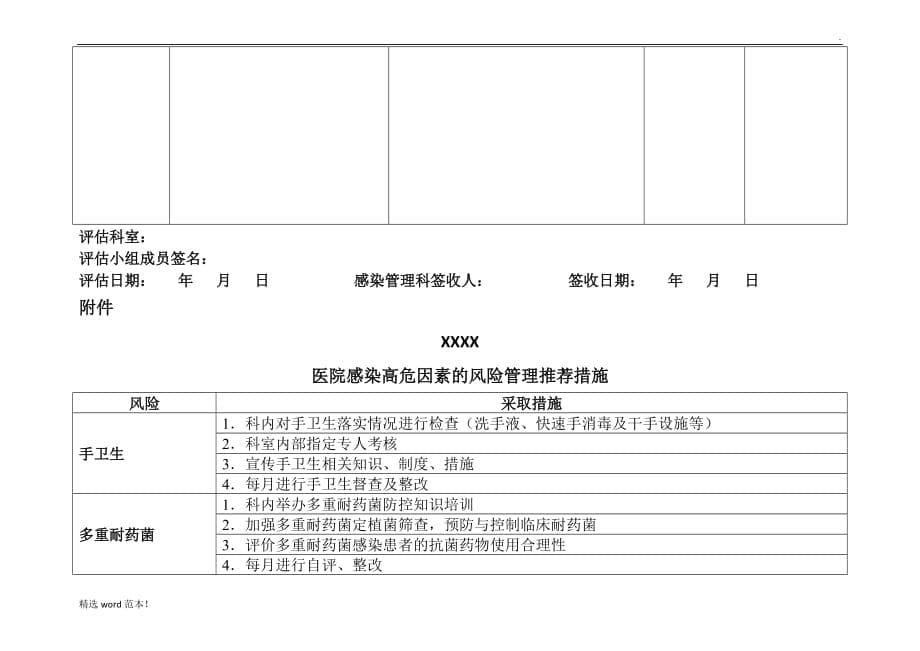 ICU医院感染风险评估表使用说明最新版.doc_第5页