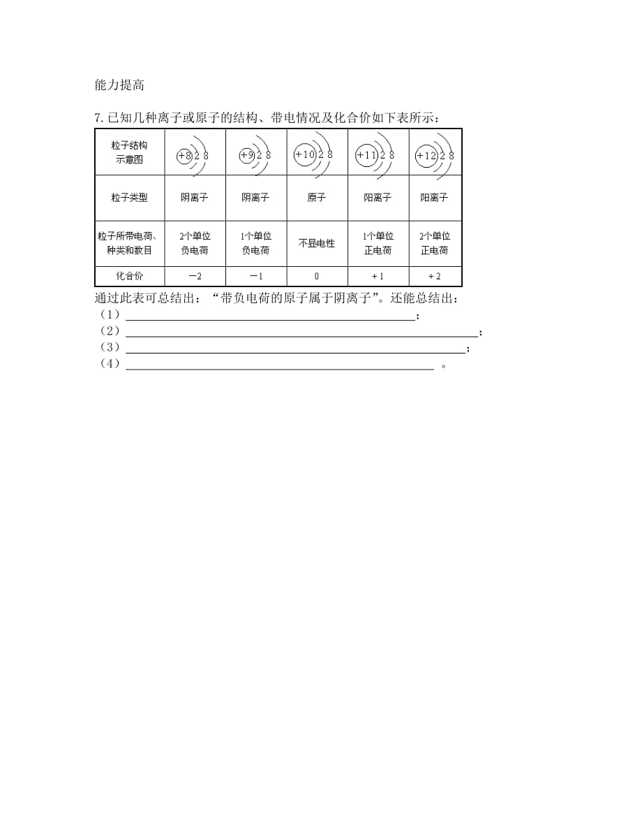 化学九年级人教版式与化合价练习题_第2页