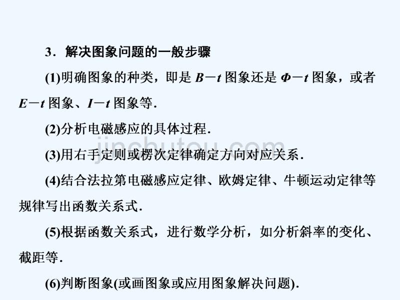 人教版高中物理选修（3-2）专题二《电磁感应中的图象问题》ppt课件_第4页