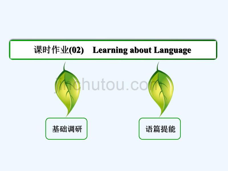 人教版高中英语必修三Unit 1《Festivals around the world》（Learning about Language）习题课件_第2页