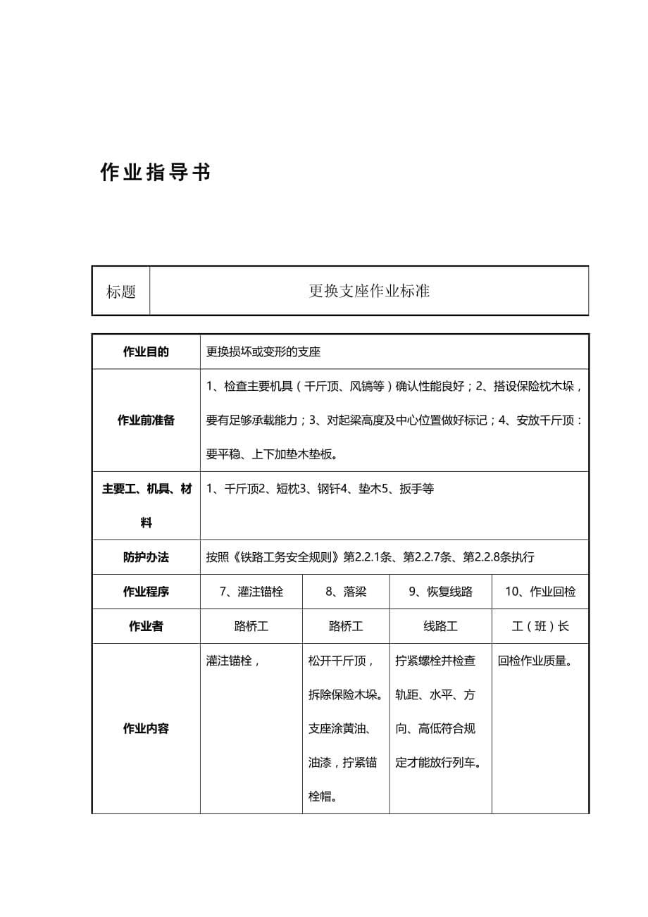 更换支座作业标准_第5页