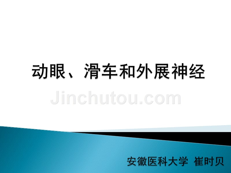 动眼、滑车、外展神经解剖PPT课件.ppt_第1页