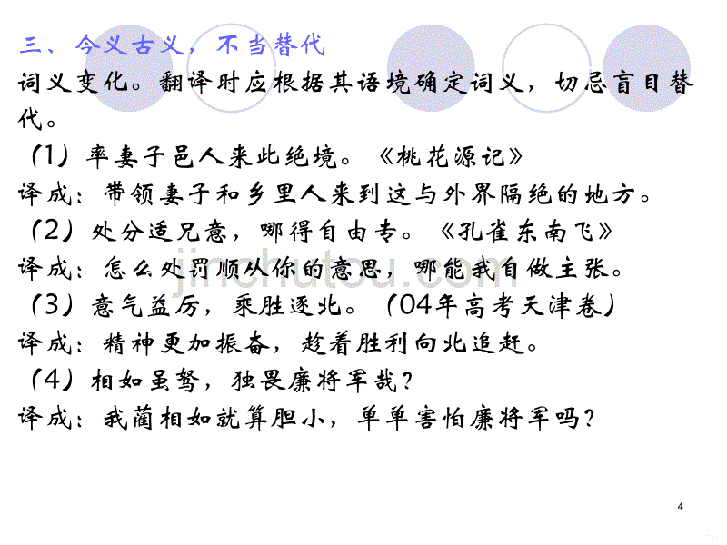 文言文临场翻译的技巧及七大PPT课件.ppt_第4页