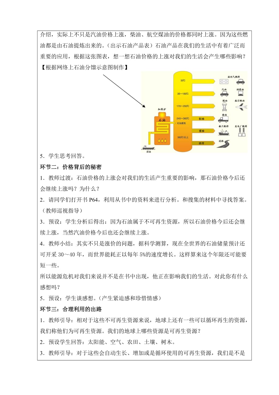 《日渐枯竭的资源》教学设计-臧剑伟.doc_第3页