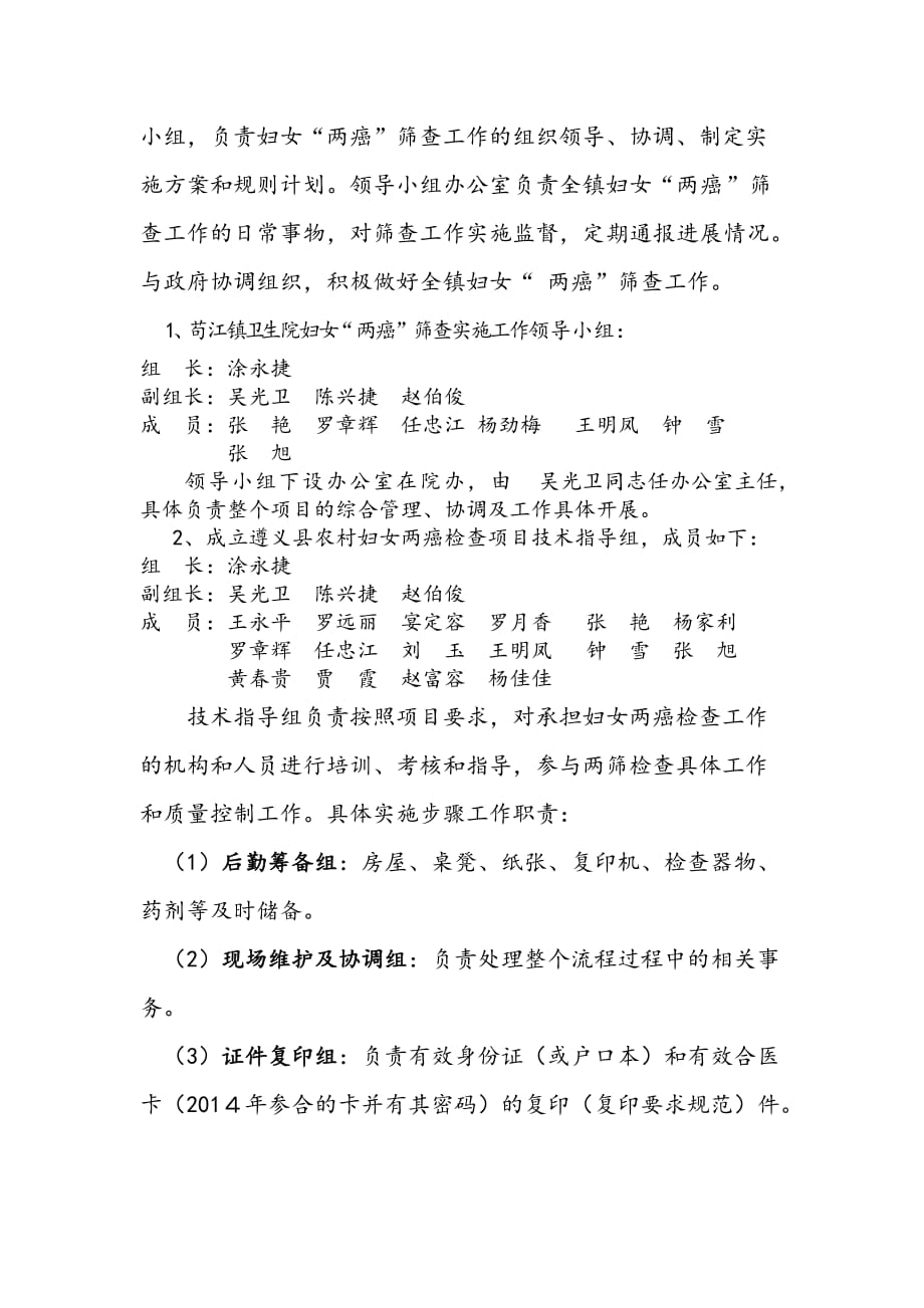 2014苟江镇卫生院两癌筛查实施.doc_第4页