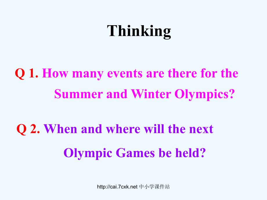 人教版高中英语必修二Unit 2《The Olympic Games》（reading）ppt课件_第2页