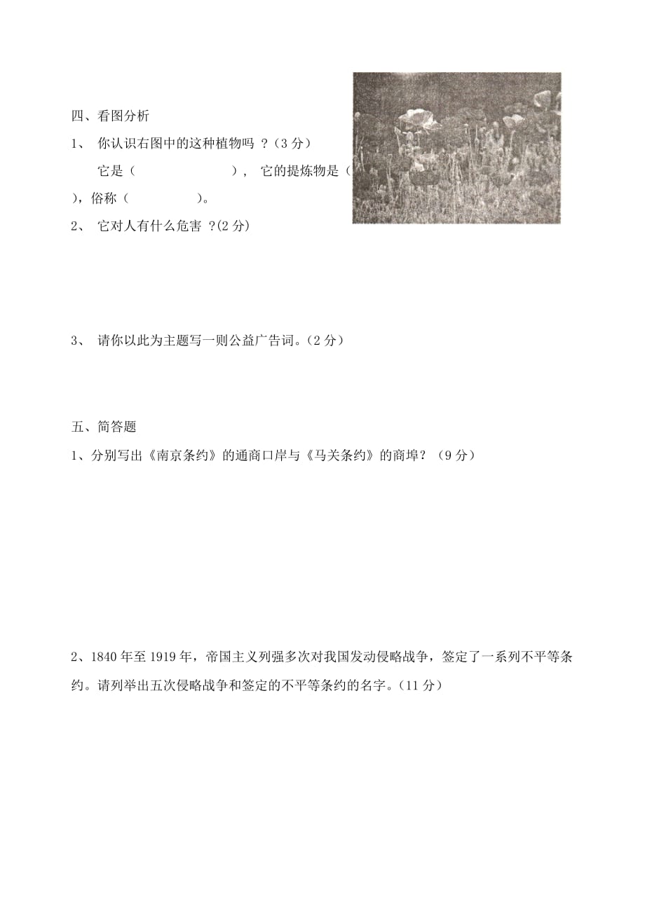 六年级品德与社会阶段性评估试题一（第一单元）.doc_第3页