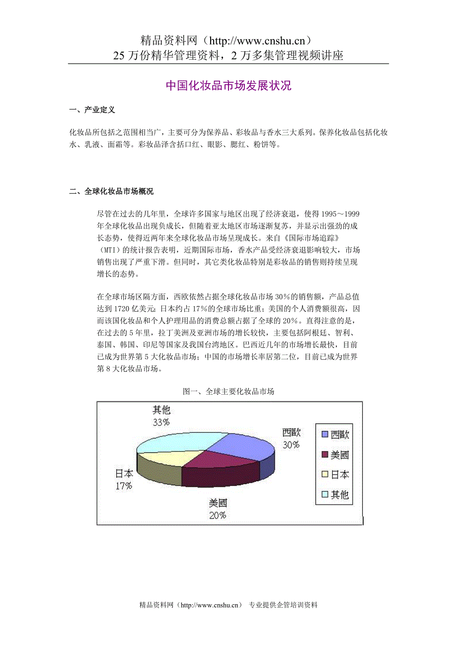 （发展战略）中国化妆品市场发展报告_第1页