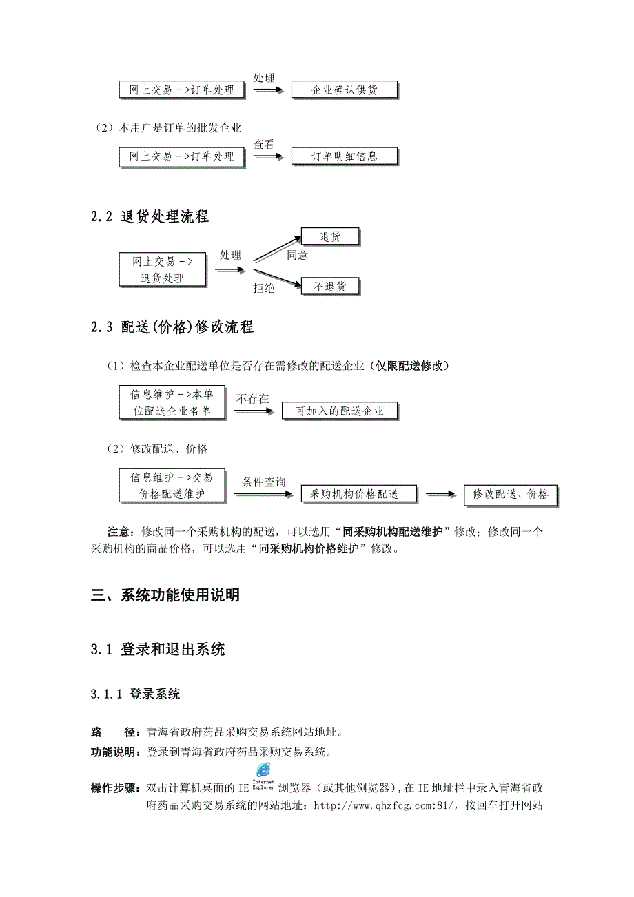 （电子商务）卖方操作使用手册海南卫虹医药电子商务交易系统_第4页