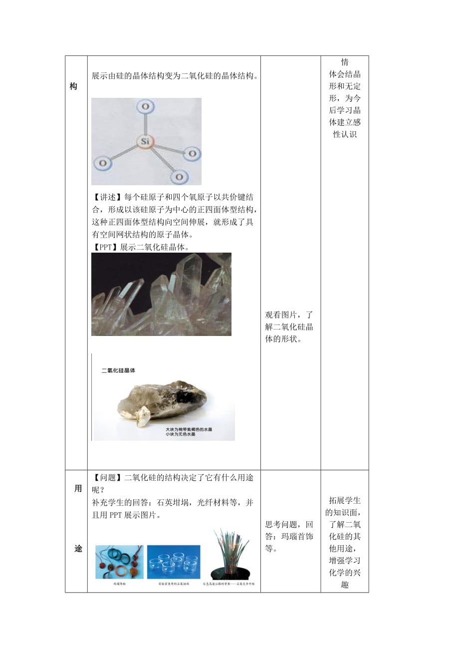 “无机非金属材料的主角-硅”教学设计.doc_第4页