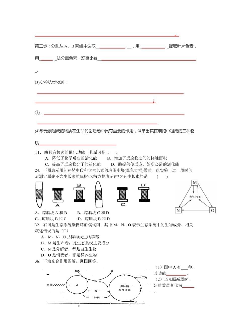 高考生物经典易错题.doc_第5页