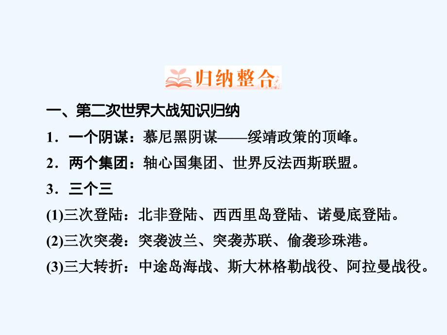 历史同步优化指导（人民选修3）课件：专题回顾总结3_第3页