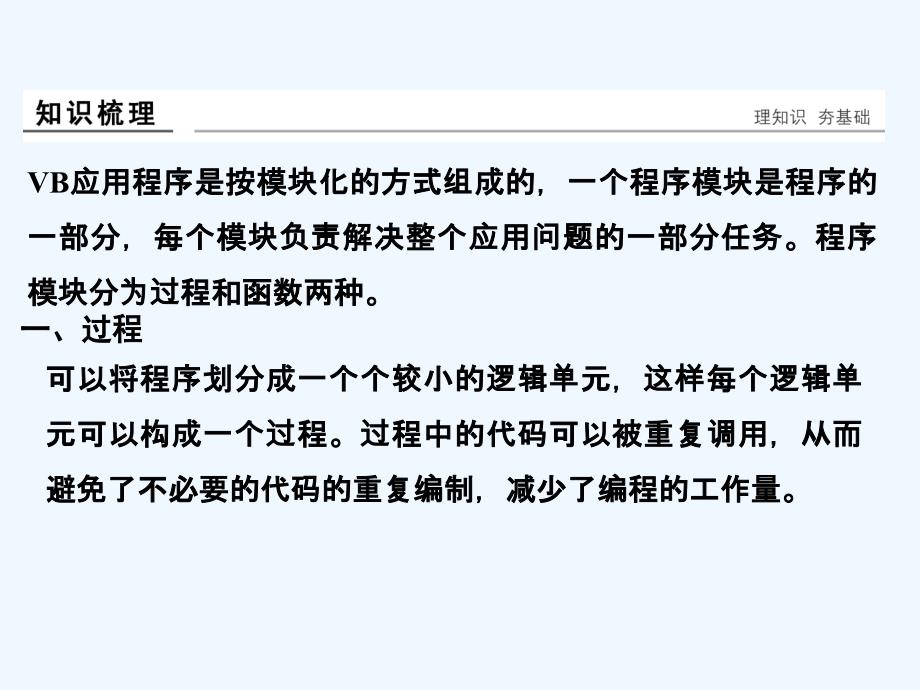 创新高三一轮复习系列选考总复习（浙江专）信息技术课件： 必修3 第一章算法及VB语言_第4页