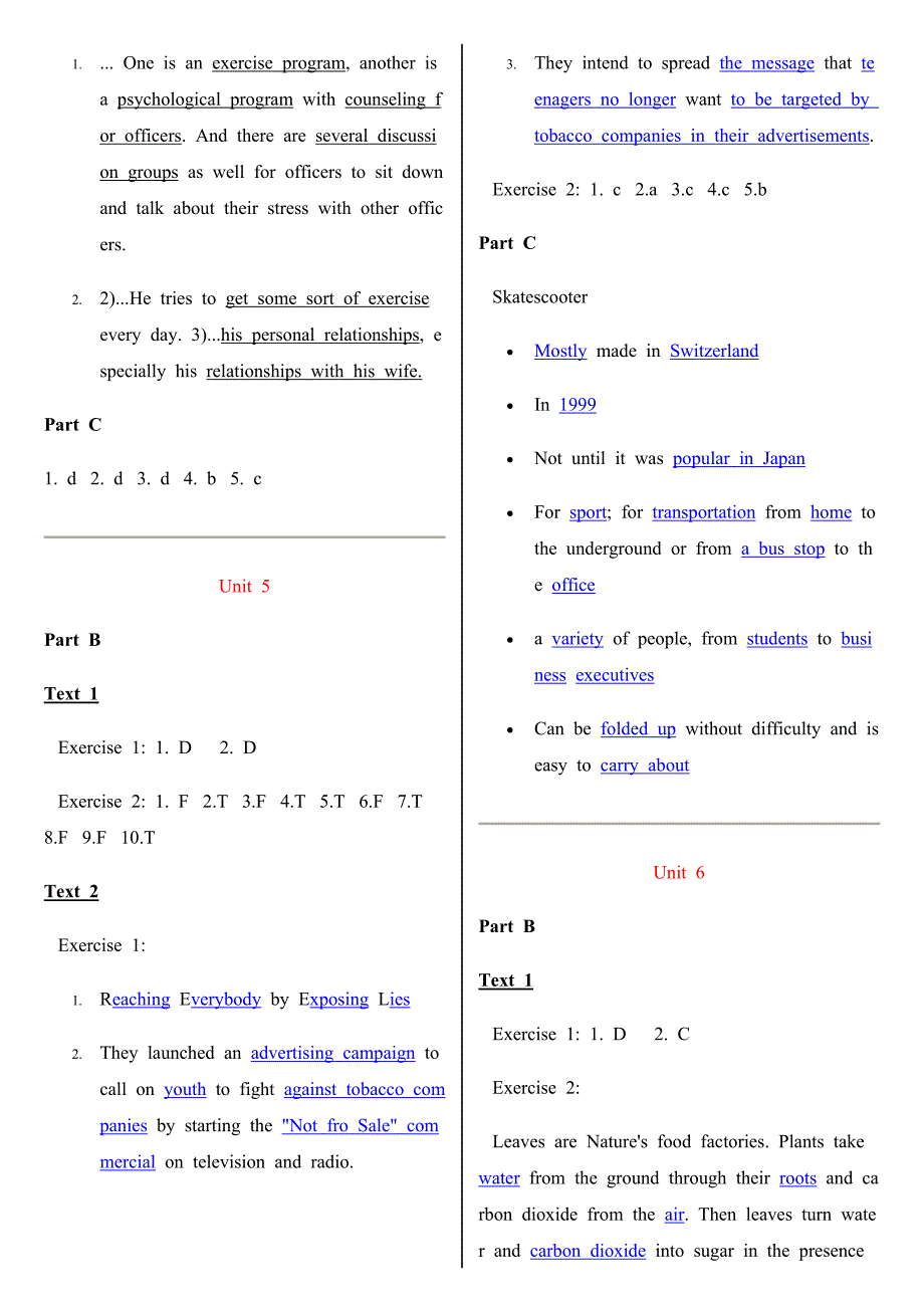 （方便打印）全新版大学英语听说教程第三册答案.doc_第3页