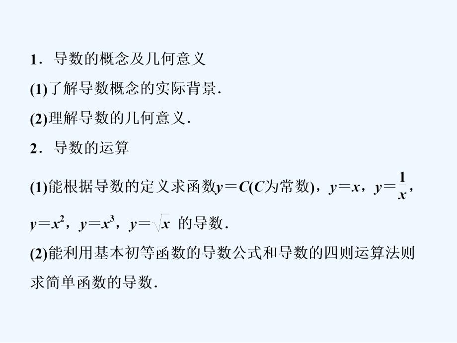 同步优化探究文数（北师大）课件：第二章 第九节　导数概念及其运算_第3页