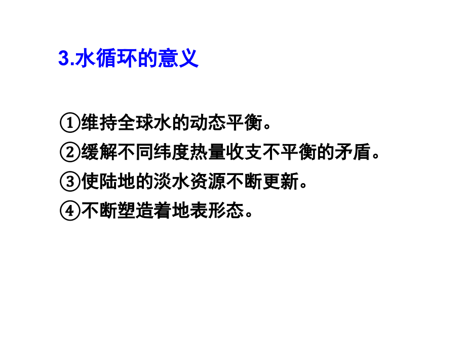 2018届高中三年级第一轮复习《水循环》_第4页