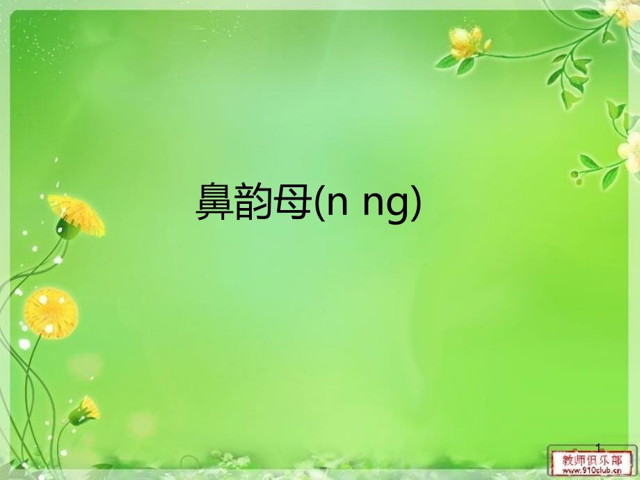 鼻韵母(n ng)PPT课件.ppt_第1页