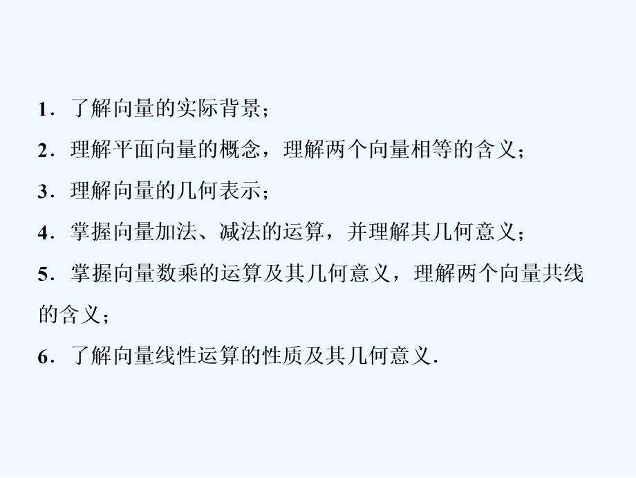 同步优化探究文数（北师大）课件：第四章 第一节　平面向量的概念及其线性运算_第3页