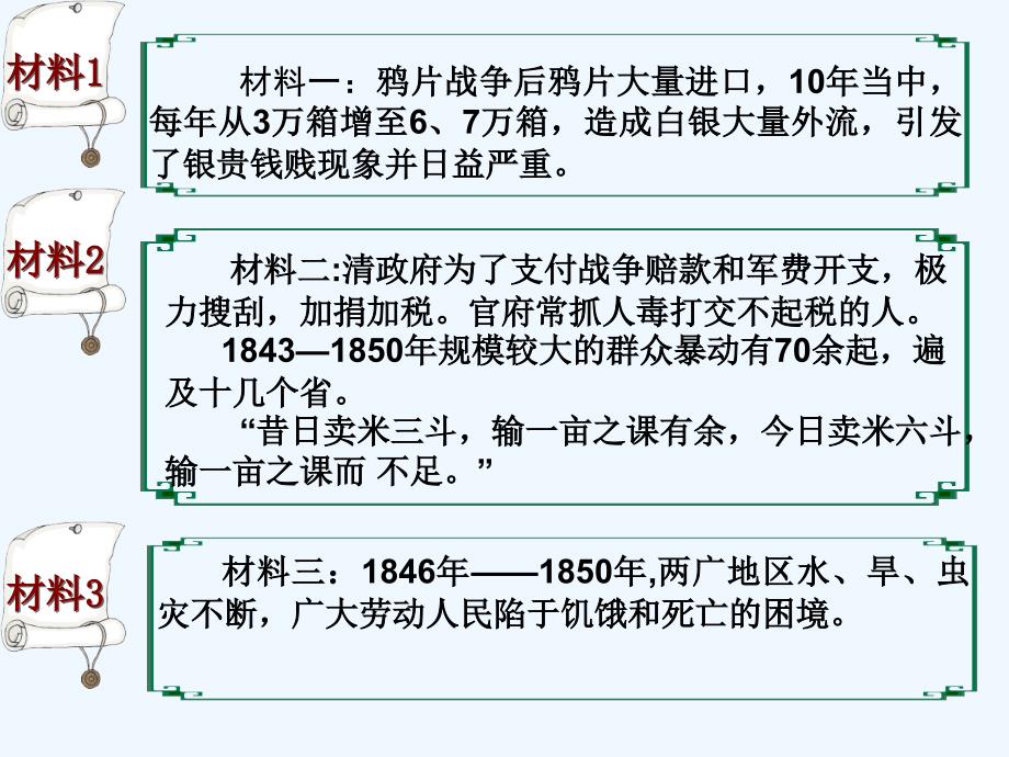 人民版必修一3.1《太平天国运动》ppt课件1_第2页