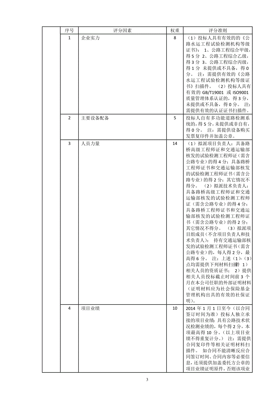 南海区乡、村道公路路况检测招标文件_第3页