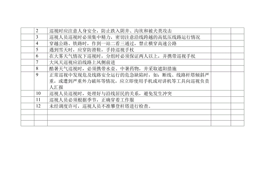 （设备管理）架空线路设备巡视标准化作业指导书_第4页