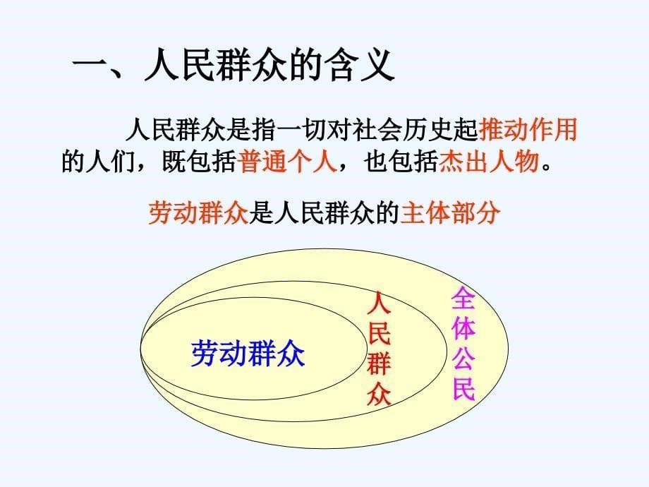 广东省中山市人教高中政治必修四课件：11.2社会历史的主体（录像课）_第5页