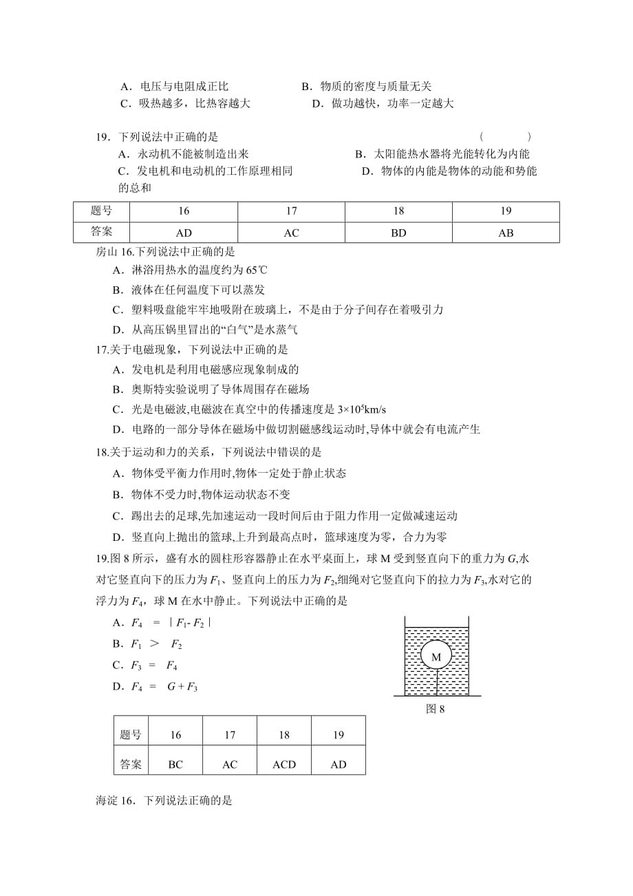 北京2015中考物理多选题.doc_第3页