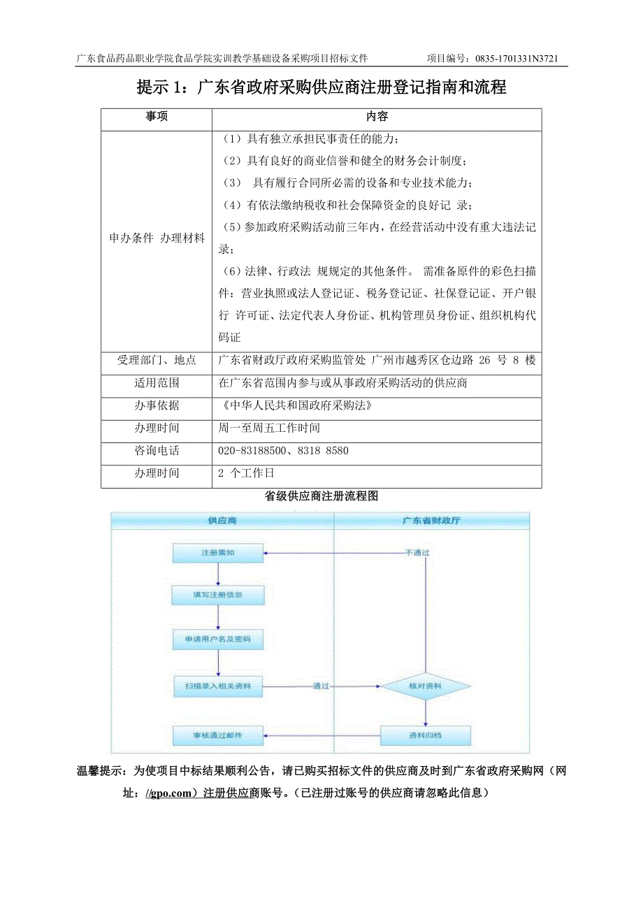 食品药品职业学院食品学院实训教学基础设备采购项目招标文件_第3页