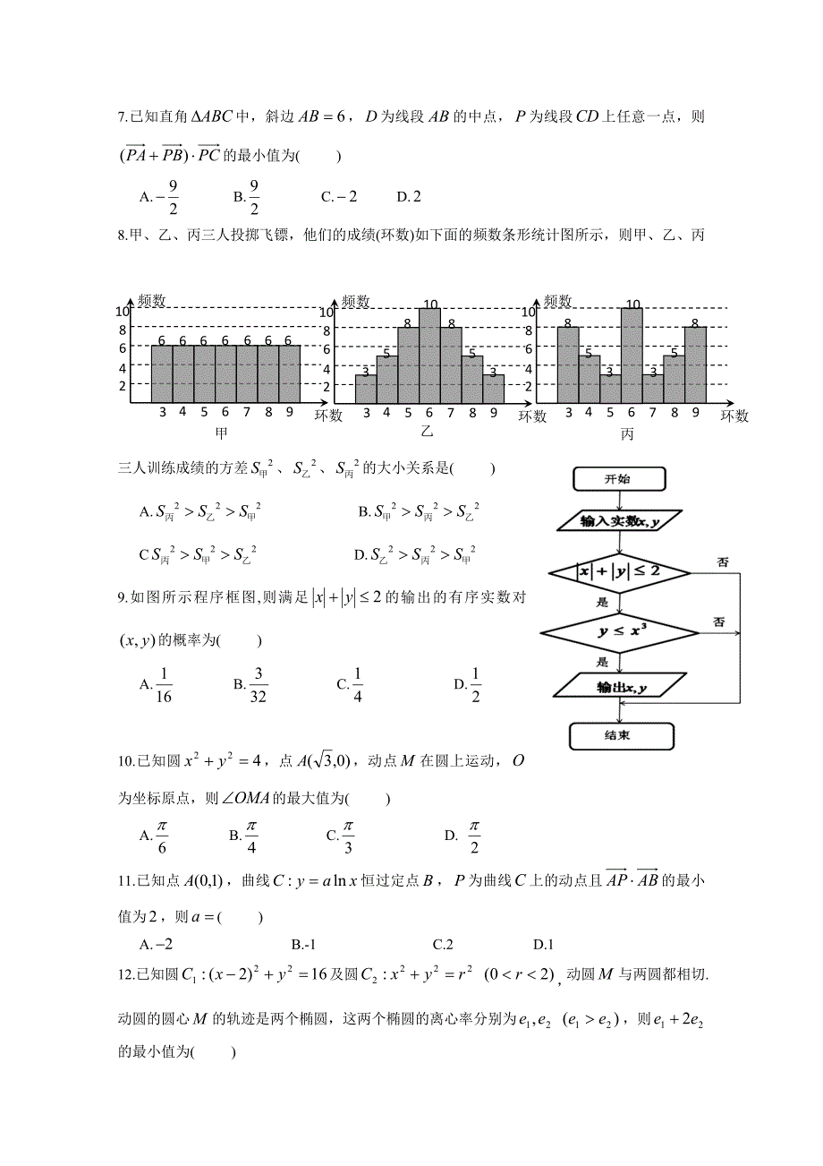 江西省重点中学协作体2015届高三第二次联考数学理Word版含答案.doc_第2页