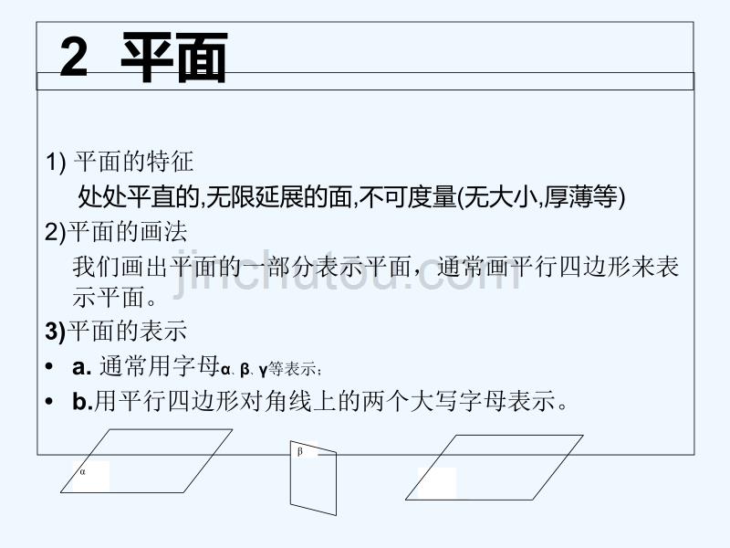 高中数学课件：必修二 立体几何平面的基本性质1.2 点线面的位置关系_第3页