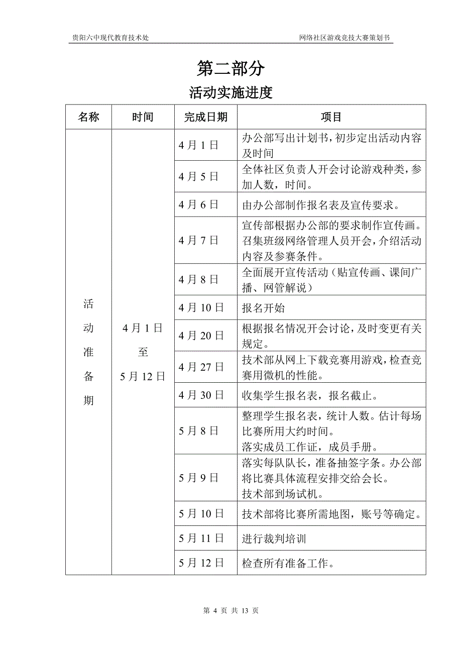 （营销策划）网络游戏竞技大赛活动策划_第4页