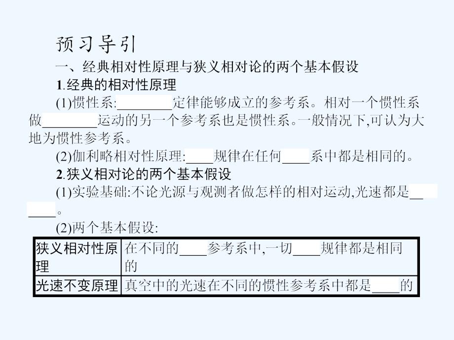 新导练物理同步人教选修3-4全国通用课件：第十五章 1　相对论的诞生　2　时间和空间的相对性_第4页