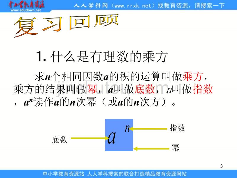 北师大版七上2.10《有理数的乘方》ppt课件2_第3页