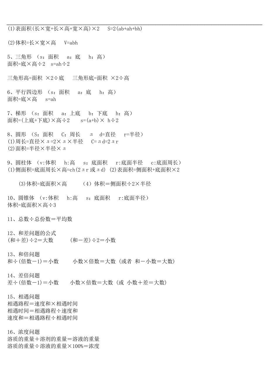 【推荐】小学数学的知识点大全总.doc_第2页