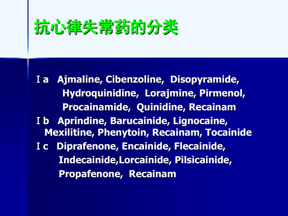 抗心律失常医药物的应用_第2页