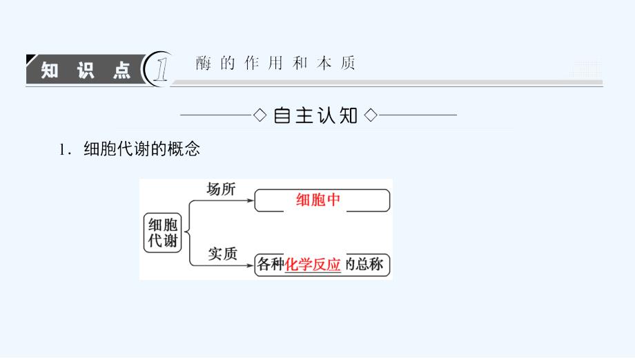 高中课堂新坐标生物人教必修一同步课件：第5章 第1节 降低化学反应活化能的酶_第3页