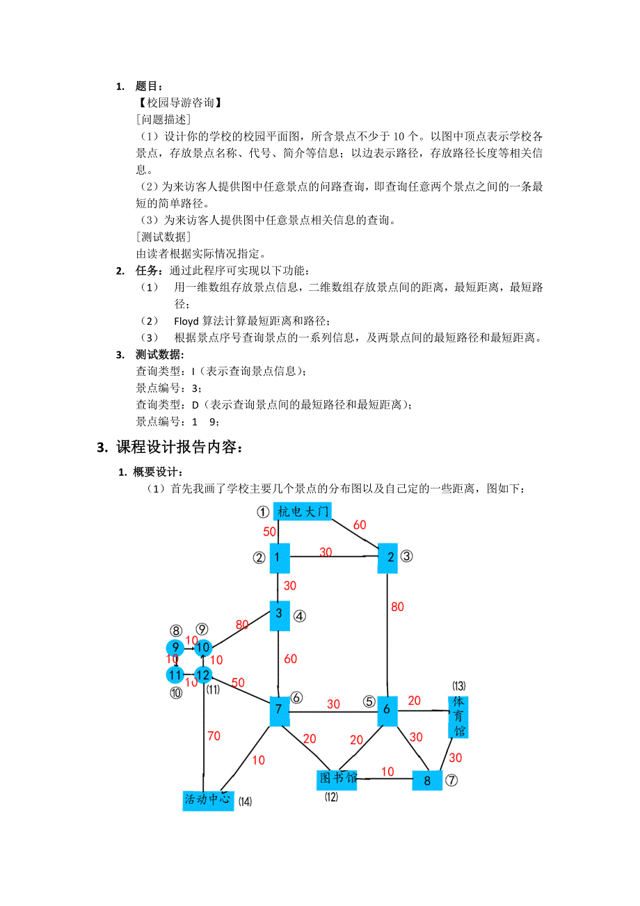 数据结构试验调查报告--校园导游.docx_第2页