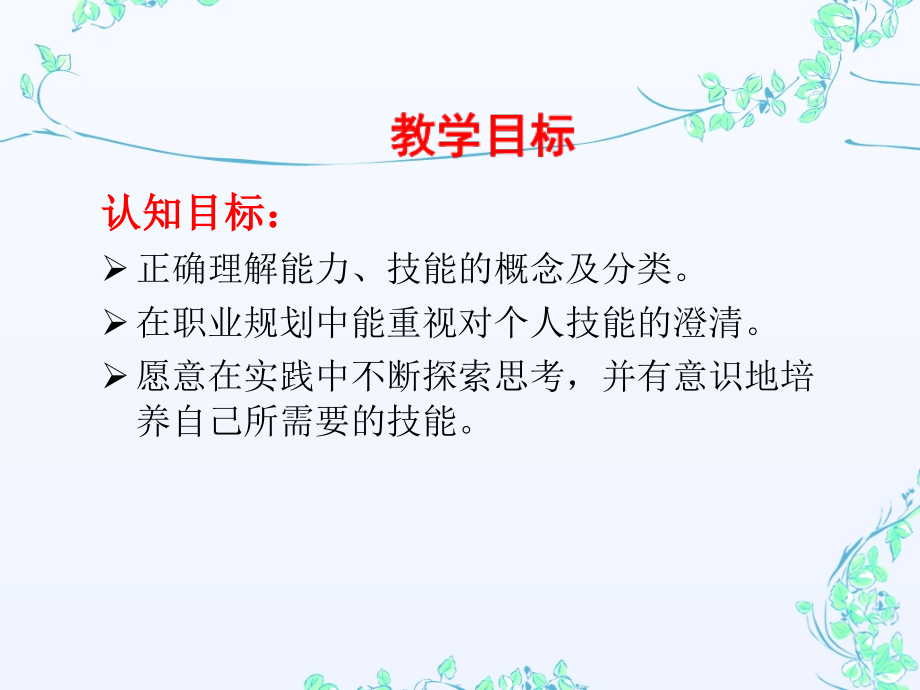 职业生涯规划 自我探索之认识能力.ppt_第2页