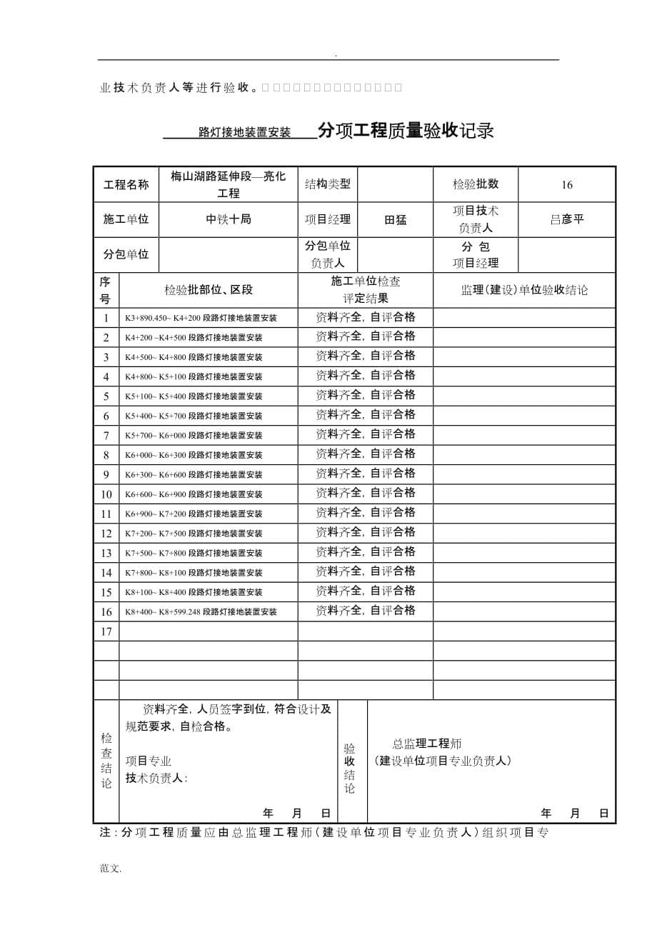 路灯分部分项_第5页