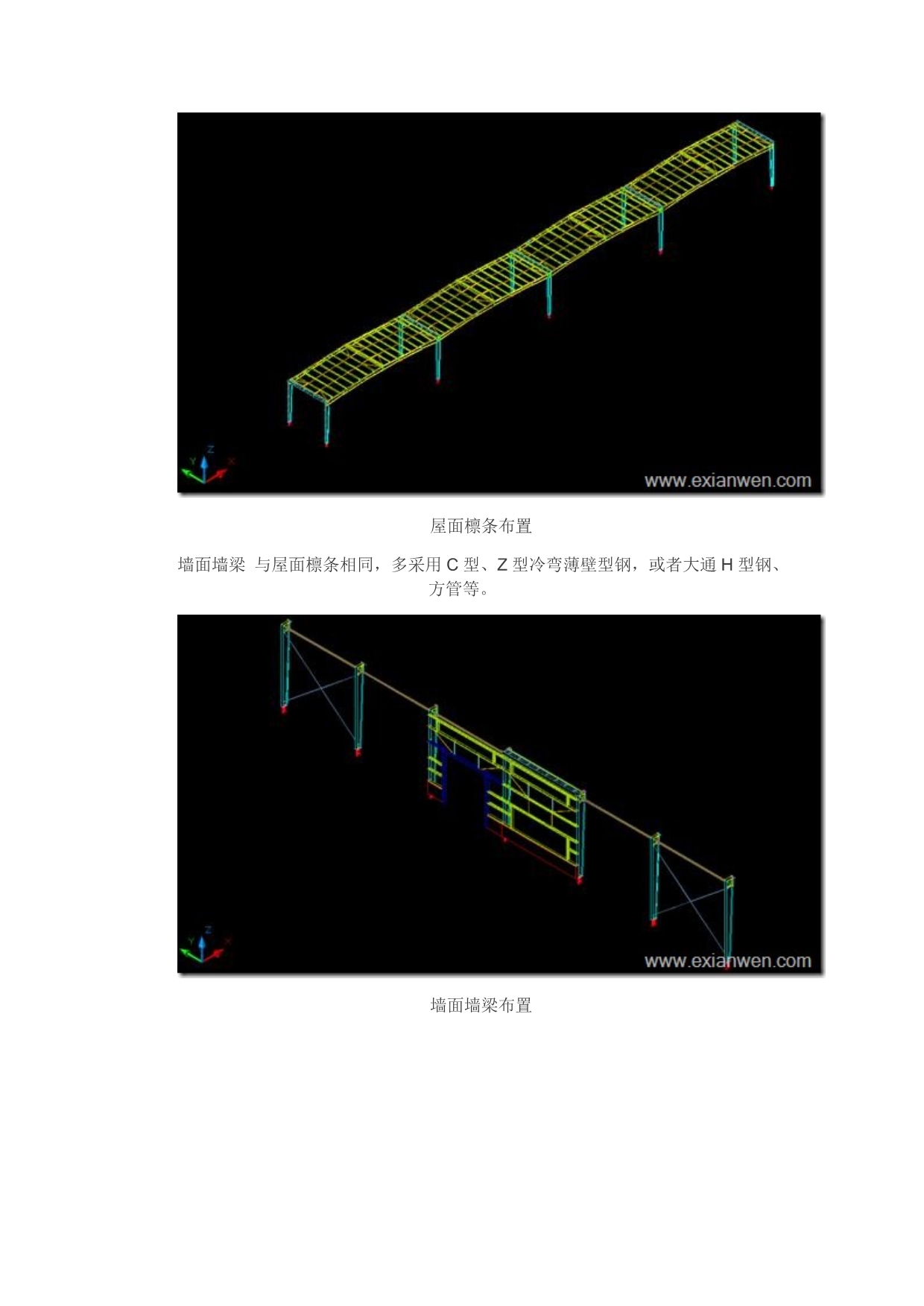 （工厂管理）门式钢架厂房设计总结_第4页