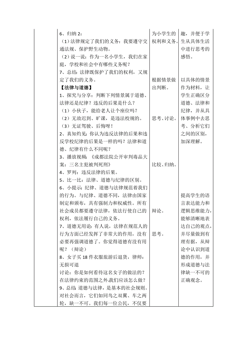 部编版道德与法治六年级上全册教学设计_第2页