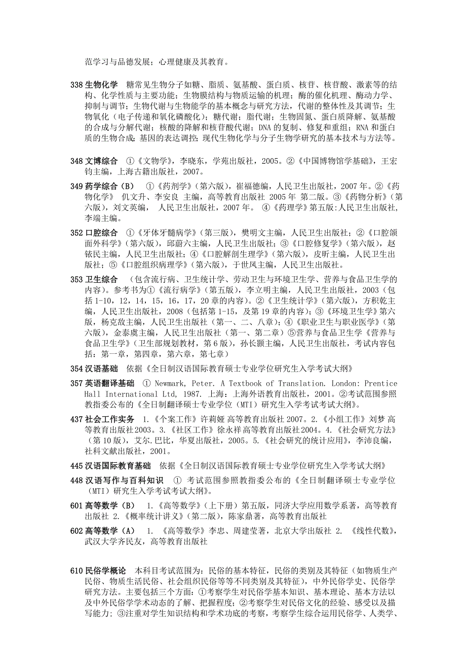 2012考试范围及参考书目.doc_第2页