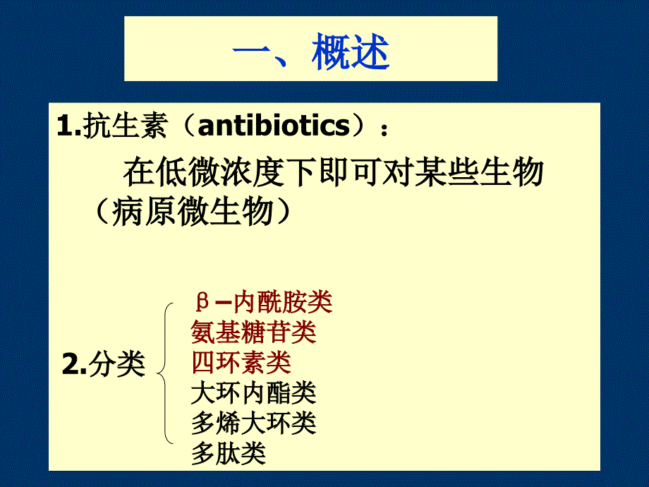 药物分析-第十一章抗生素类药物的分析_第1页