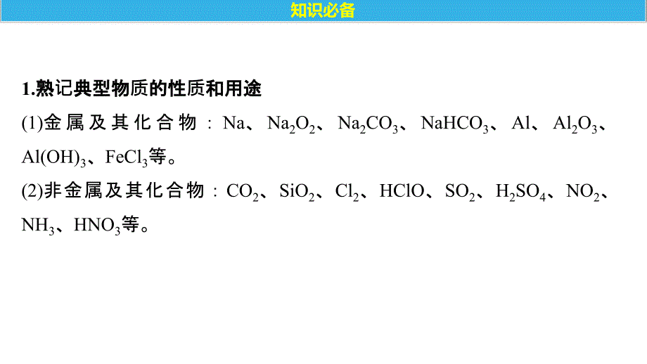 步步高高中化学一轮复习课件：第四章 非金属及其化合物 专题讲座PPT71张_第3页