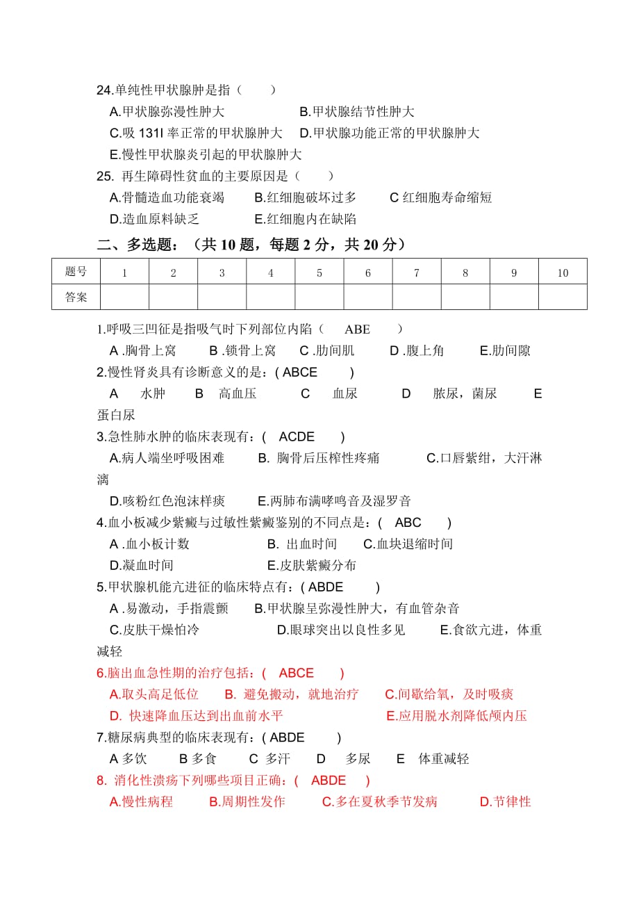 2014医疗三基三严考核试卷内科B卷.docx_第4页