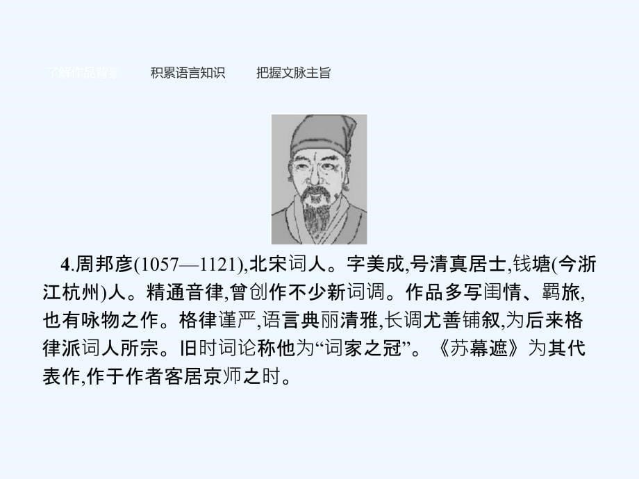 高中语文人教选修中国古代诗歌散文欣赏课件：3.2 阁夜　李凭箜篌引　虞美人_第5页